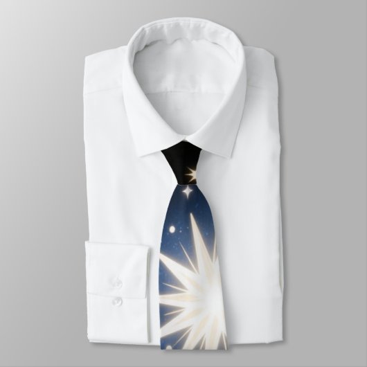 Starlight Bursts ,Radiant Cosmic Pattern ネクタイ (タイ)