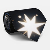 Starlight Bursts ,Radiant Cosmic Pattern ネクタイ (ロール)