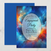 Starlight Fusion of Fire and Ice Engagement Party 招待状 (正面/裏面)