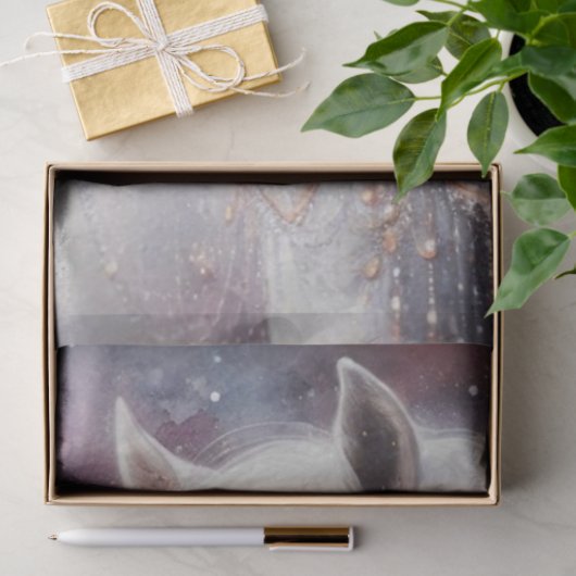 Starlight Galaxy Beautiful Horse Art Decoupage 薄葉紙 (ギフト)