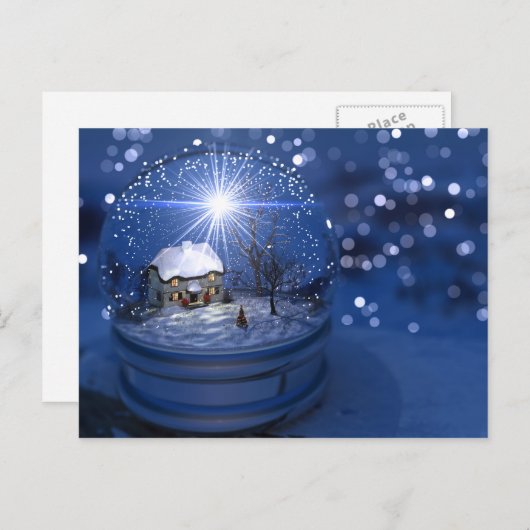 Starlight Globeクリスマスはがき シーズンポストカード (正面/裏面)