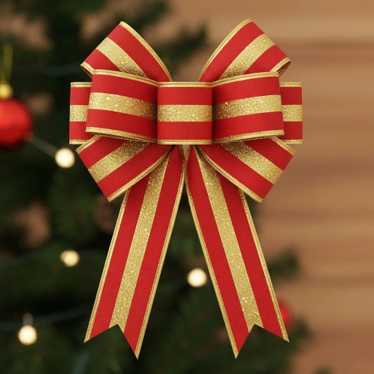 Starlight Red & Gold グログランリボン