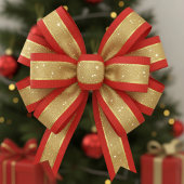 Starlight Red & Gold グログランリボン