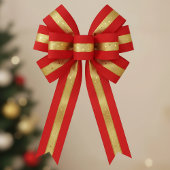 Starlight Red & Gold サテンリボン