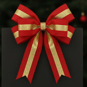 Starlight Red & Gold サテンリボン