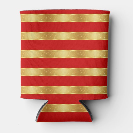 Starlight Red & Gold 缶クーラー (正面)