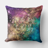 Starlight Sonata: Starry パーソナライズされた Creation クッション (正面)