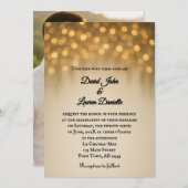 Starlight Vow Photo Wedding Invitation 招待状 (正面/裏面)