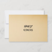 Starlight Vow Wedding RSVP Card (裏面)