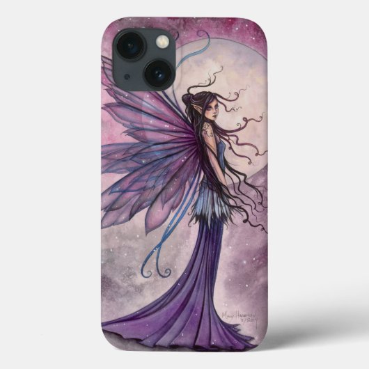 Starlit Amethyst Fairy Mystical Fantasy Art Case-Mate iPhoneケース (裏面)