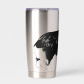 Starlit Corgi Cheer 保温保冷タンブラー (正面)