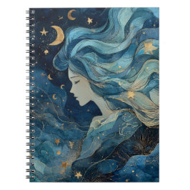 Starlit Dream Goddess Notebook ノートブック