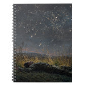 Starlit Field Dreaming Night Notebook ノートブック (正面)