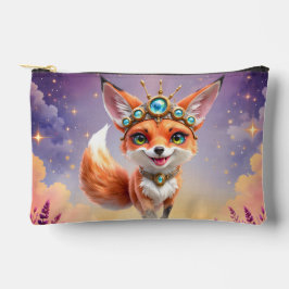 Starlit Fox of the Moonlit Meadows. アクセサリーポーチ