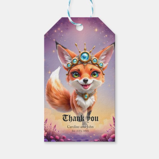 Starlit Fox of the Moonlit Meadows.  ギフトタグ (正面)