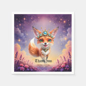 Starlit Fox of the Moonlit Meadows.  スタンダードカクテルナプキン (正面)