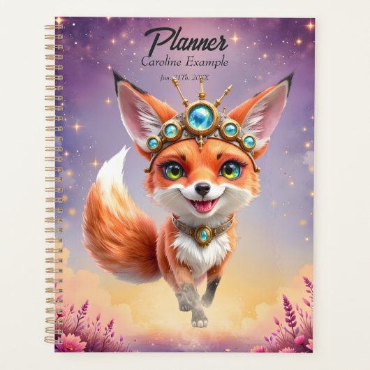 Starlit Fox of the Moonlit Meadows. プランナー手帳 (正面)