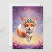 Starlit Fox of the Moonlit Meadows.  招待状 (裏面)