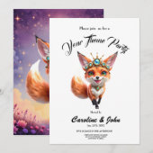 Starlit Fox of the Moonlit Meadows.  招待状 (正面/裏面)