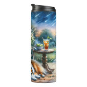 Starlit Garden Porch Sheltie Dream タンブラー (回転右)