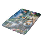 Starlit Garden Porch Sheltie Dream バスマット (アングル)