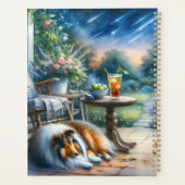 Starlit Garden Porch Sheltie Dream プランナー手帳 (裏面)