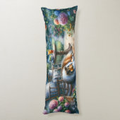 Starlit Garden Porch Sheltie Dream ボディピロー (裏面 (縦))