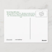 StarLiteホットエアバルーンはがき ポストカード (裏面)