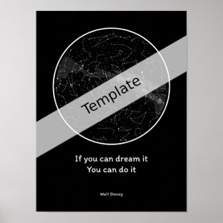 StarMap360 - 30x40cmスカイマップパーソナライズされたポスター ポスター