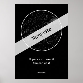 StarMap360 - A3スカイマパーソナライズされたップ ポスター