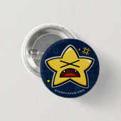 starplexusの怒っているボタン 缶バッジ (正面&裏面)