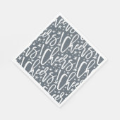 Starry応援ブラシスクリプトパターモダンン新年 スタンダードランチョンナプキン (角)