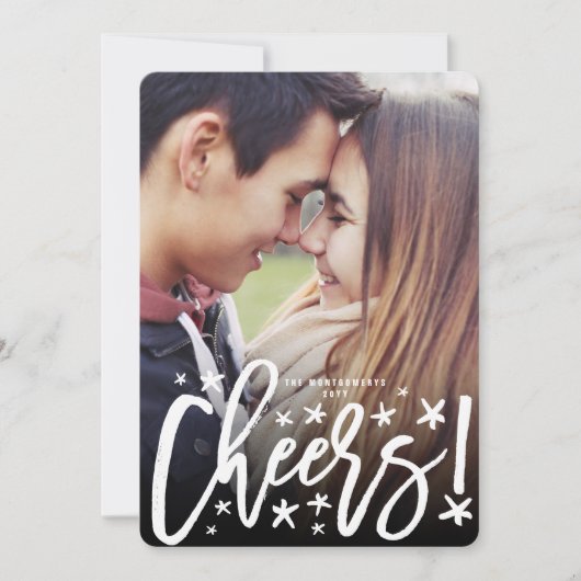 Starry応援ブラシモダン台本の新年写真 シーズンカード (正面)