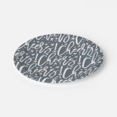 Starry応援ブラシモダン台本の新年写真 ペーパープレート (アングル)