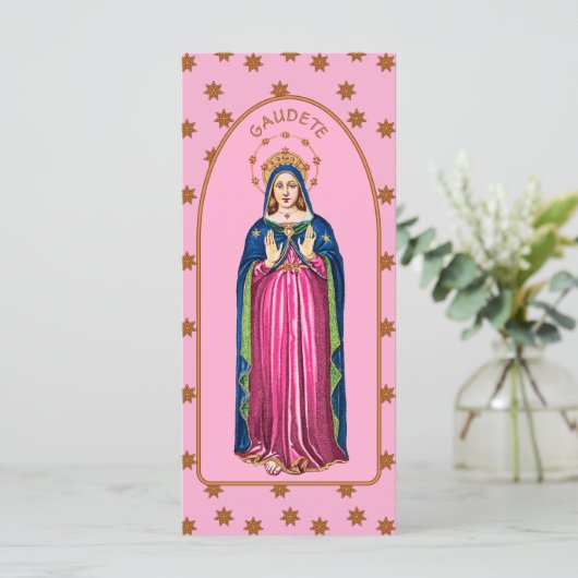 Starry Advent Gaudete Madonna Flat Card (スタンド正面)