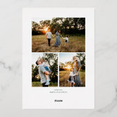 Starry Arch New Year Photo 箔シーズンカード (裏面)