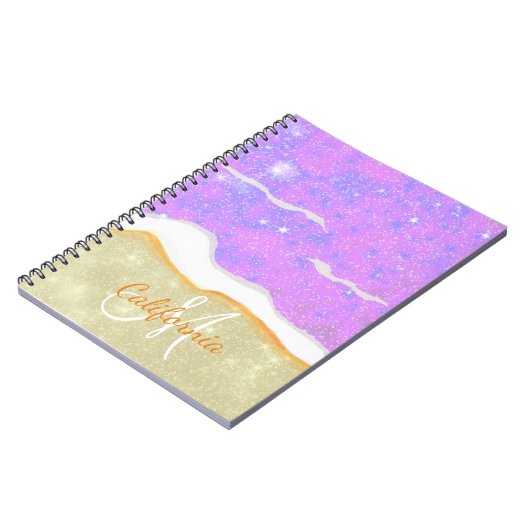 Starry Beach Notebook ノートブック (左側)