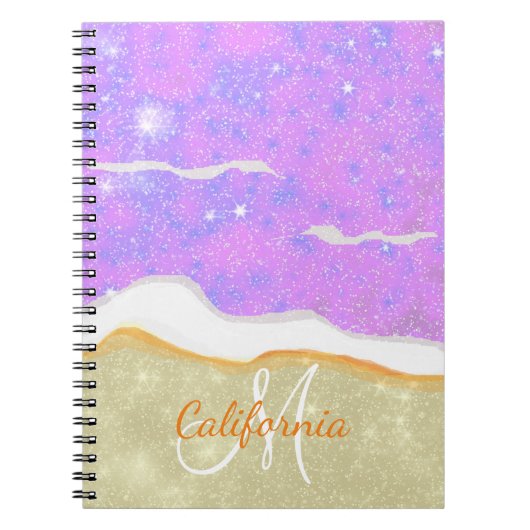 Starry Beach Notebook ノートブック (正面)