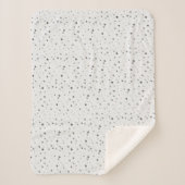 Starry Blanket,  Soft Celestial Elegance シェルパブランケット (正面)