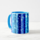 Starry Blue Decorative Design マグカップ (正面左)