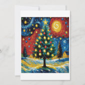 Starry Christmas Night 招待状 (正面)