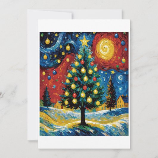 Starry Christmas Night 招待状 (正面)