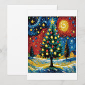 Starry Christmas Night 招待状 (正面/裏面)