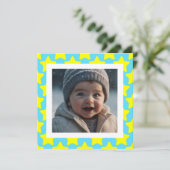 Starry Christmas Photo Card with Baby Personalized シーズンカード (スタンド正面)