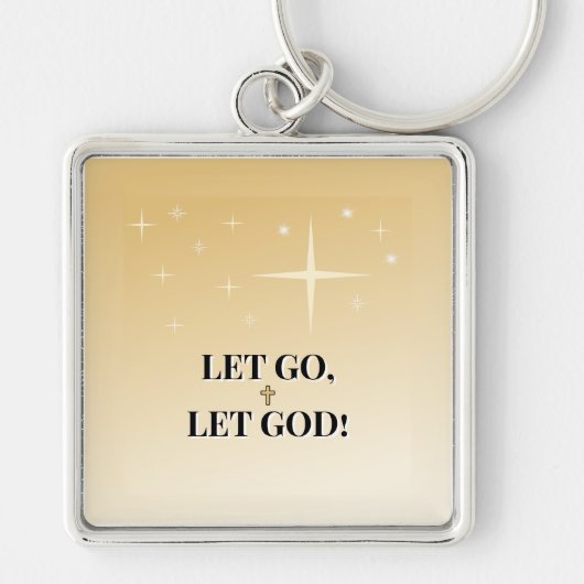 Starry Cross Let Go Let God Light キーホルダー (正面)