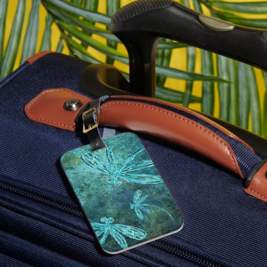 Starry Dragonfly Night ラゲッジタグ (正面インサイチュ1)