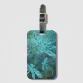 Starry Dragonfly Night ラゲッジタグ (正面縦)