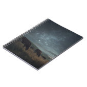 Starry Field Cosmic Cow Notebook ノートブック (左側)