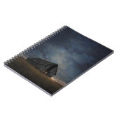 Starry Field Rustic Night Barn Notebook ノートブック (左側)