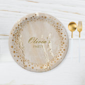 Starry Gold Disposable Plates ペーパープレート